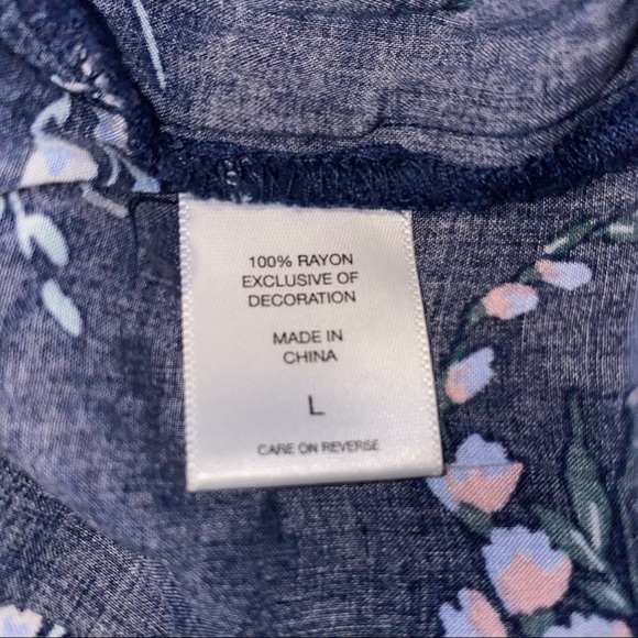 Soho New York & Co. Floral Top ~ PB7 - Picture 3 of 3